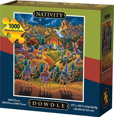 10238 19.25 X 26.6 In. Nativity Jigsaw Puzzle - 1000 Piece