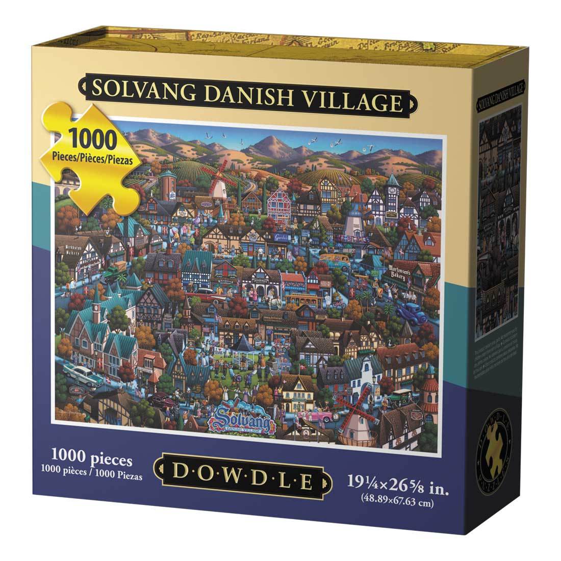 10291 19.25 X 26.6 In. Solvang Danish Village Jigsaw Puzzle - 1000 Piece