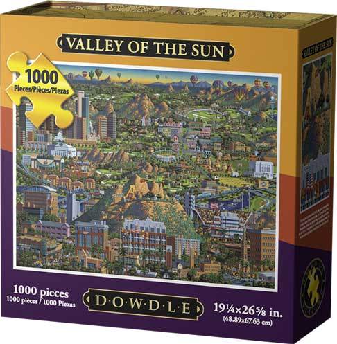 10292 19.25 X 26.6 In. Valley Of The Sun Jigsaw Puzzle - 1000 Piece