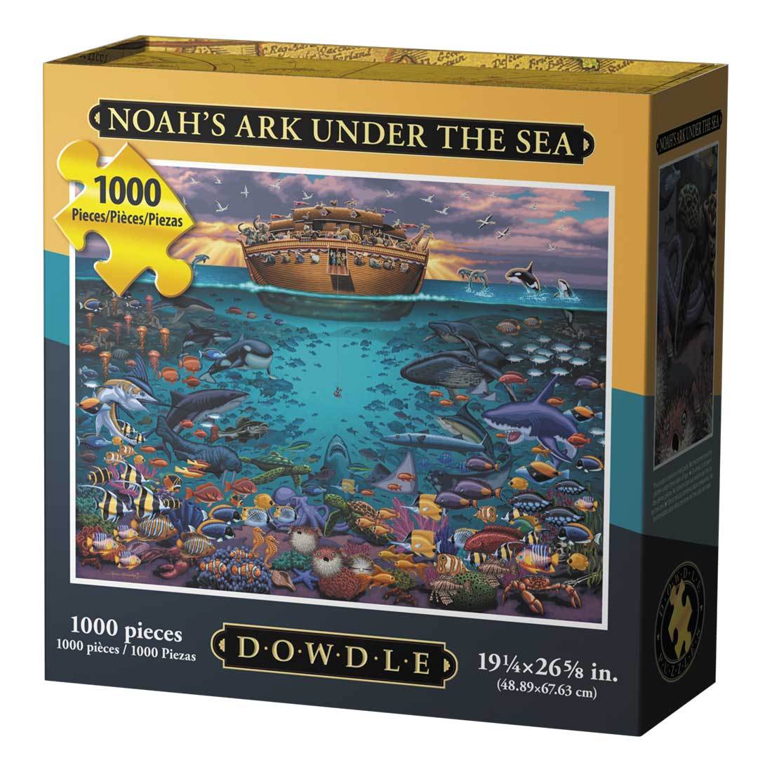 10304 19.25 X 26.6 In. Noahs Ark Under The Sea Jigsaw Puzzle - 1000 Piece