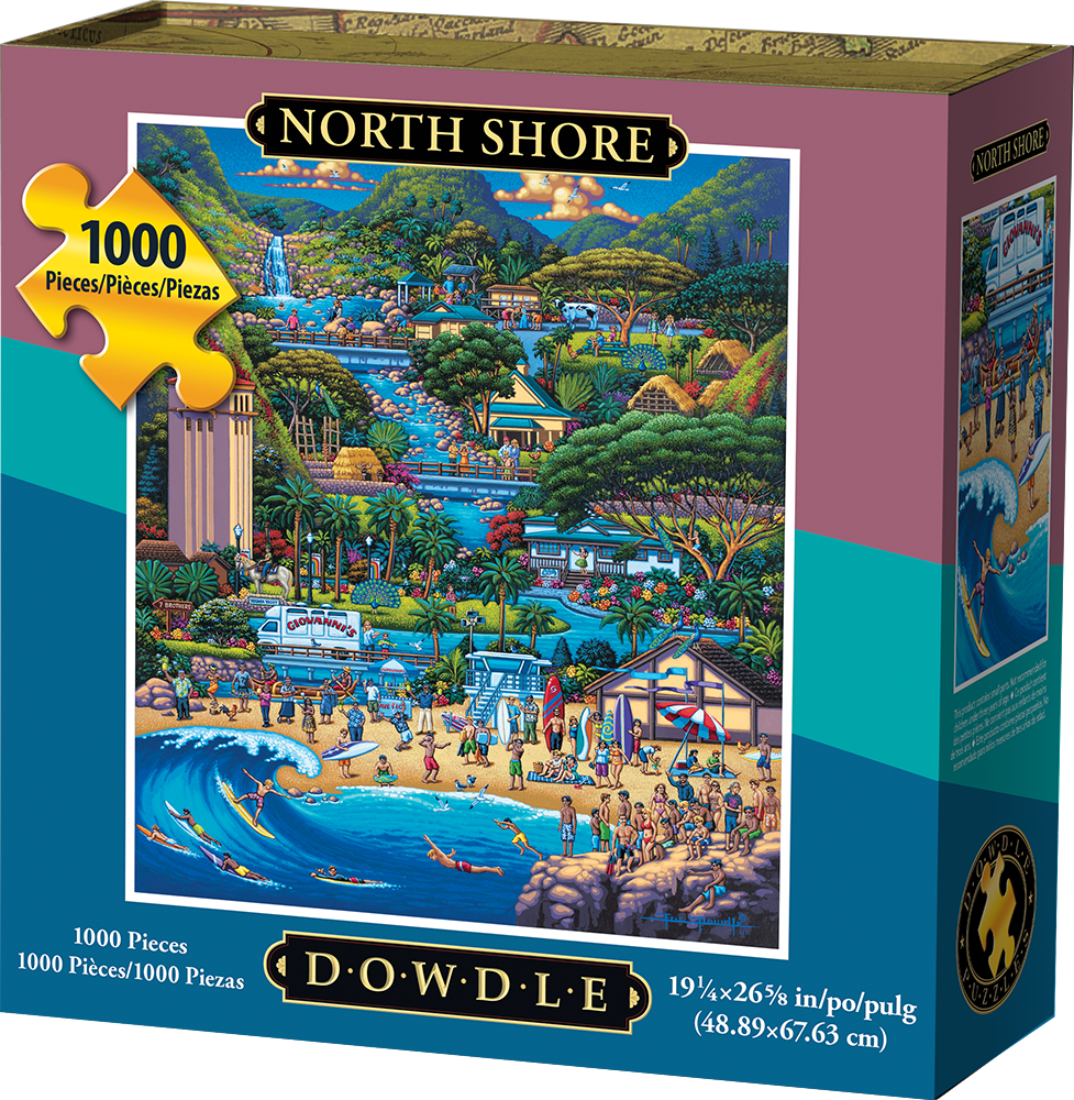 10318 19.25 X 26.6 In. North Shore Jigsaw Puzzle - 1000 Piece