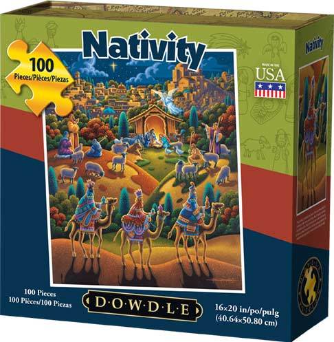 30238 16 X 20 In. Nativity Jigsaw Puzzle - 100 Piece