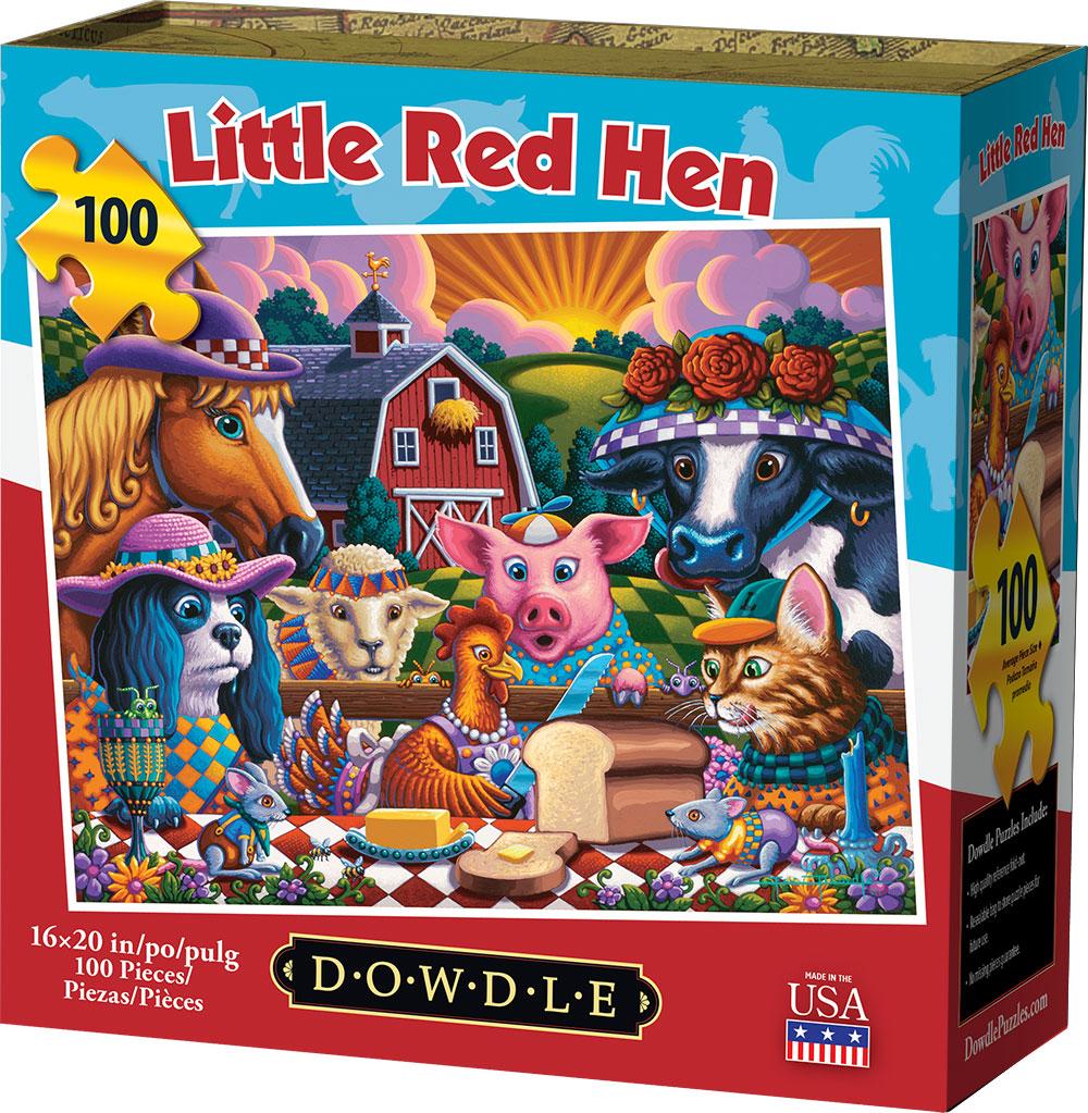 30435 16 X 20 In. Little Red Hen Jigsaw Puzzle - 100 Piece