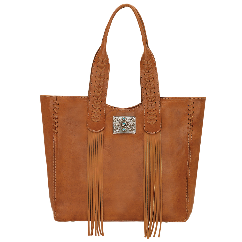 5915915 Mohave Canyon Large Zip Top Tote, Golden Tan