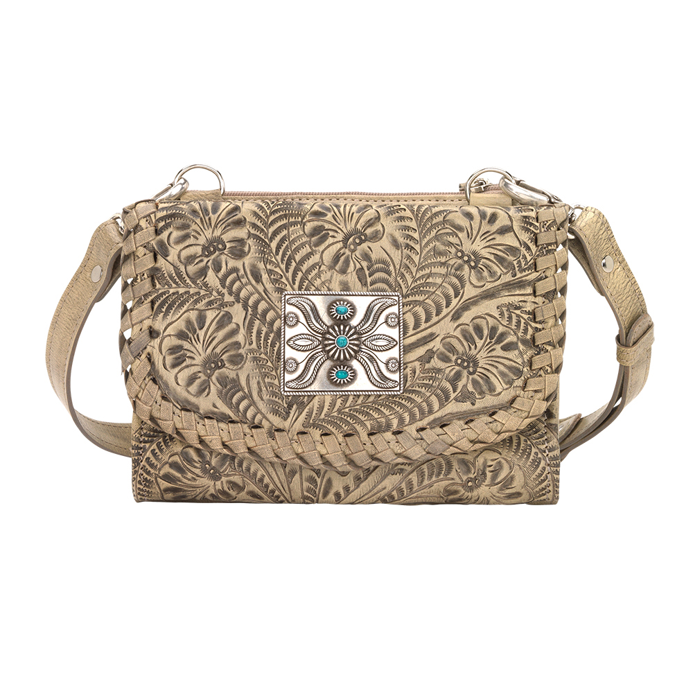 5952982 Texas Two Step Small Crossbody Bag & Wallet, Sand