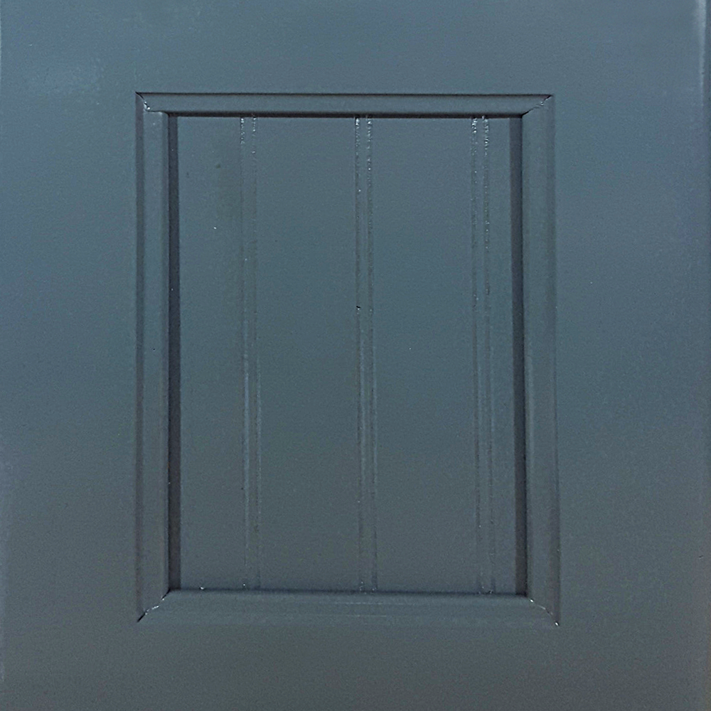 95789DB Poplar Single-Door Pantry, Dark Blue