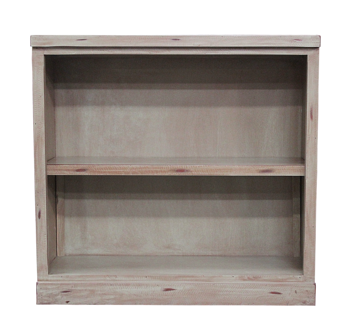 30336CM 36 in. Rustic Bookcase with 1 Adjustable Wood Shelf, Chocolate Mousse