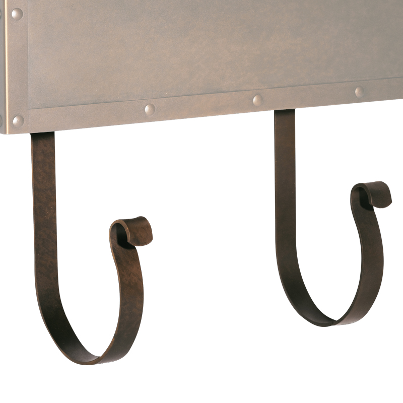 Magazine Rack For Wall Mount Mailbox, Architectural Bronze