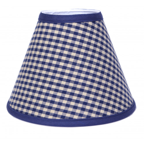 3 X 6 In. Lamp Shade, Berryvine Navy Check