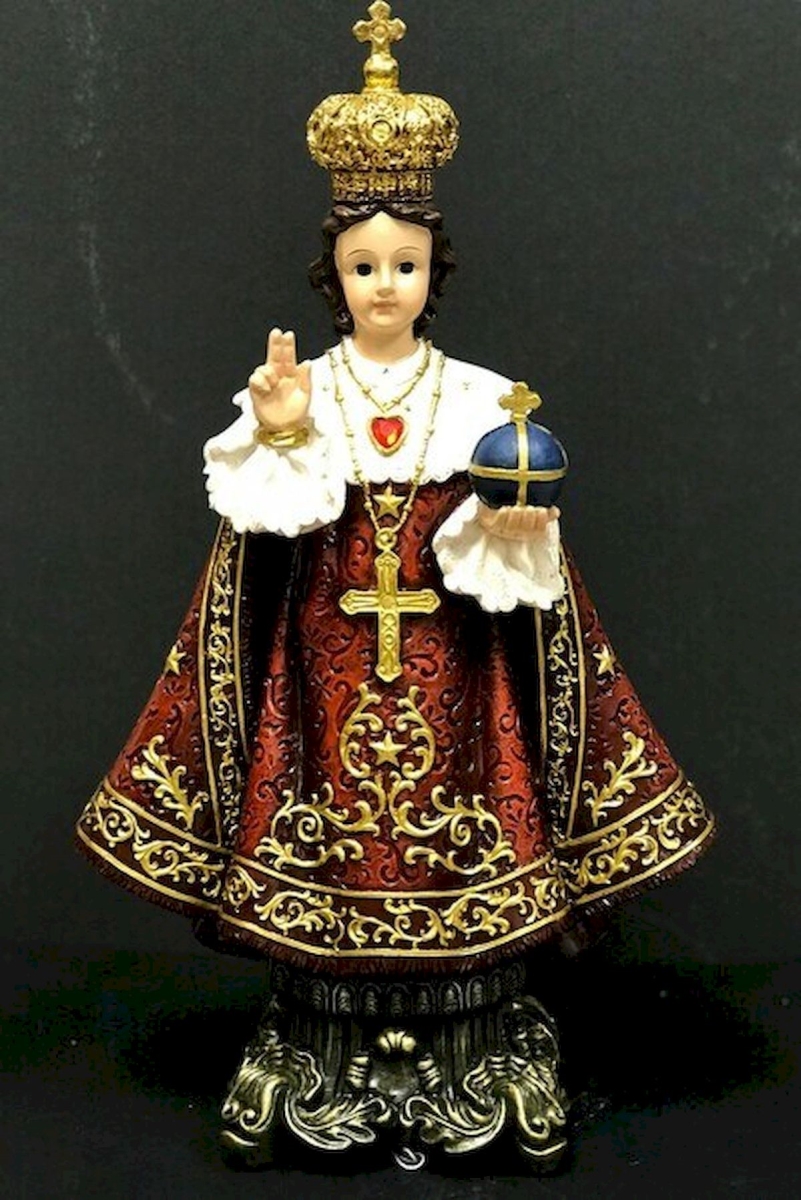 HO-H8-21A358R Infant Jesus of Prague Statuette