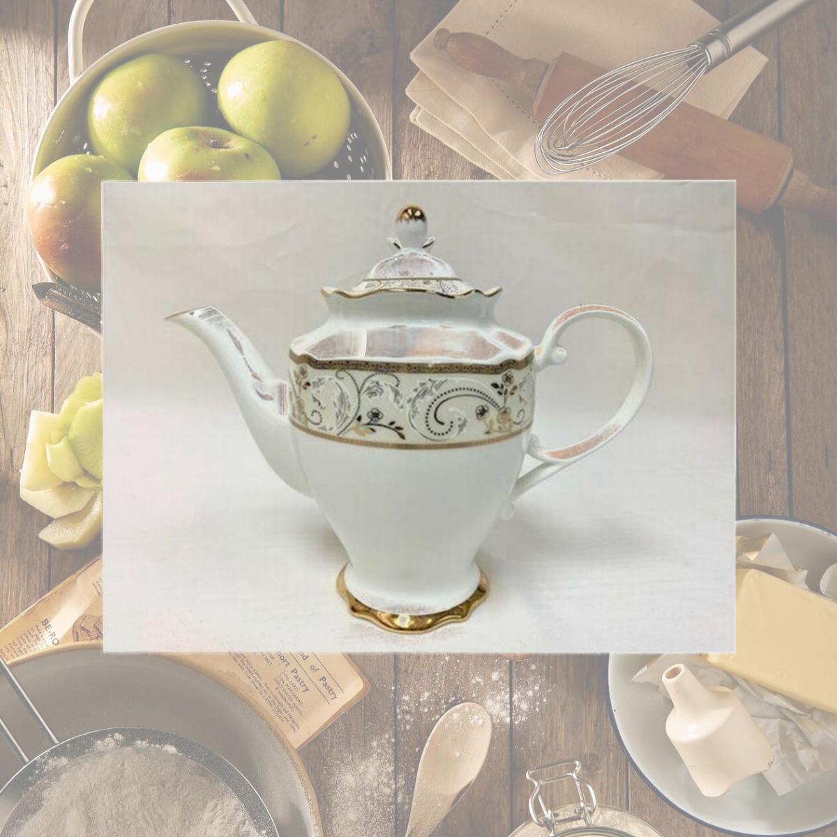 Picture of Mr. MJs HO-TP-17D028 Gold Patterned Teapot