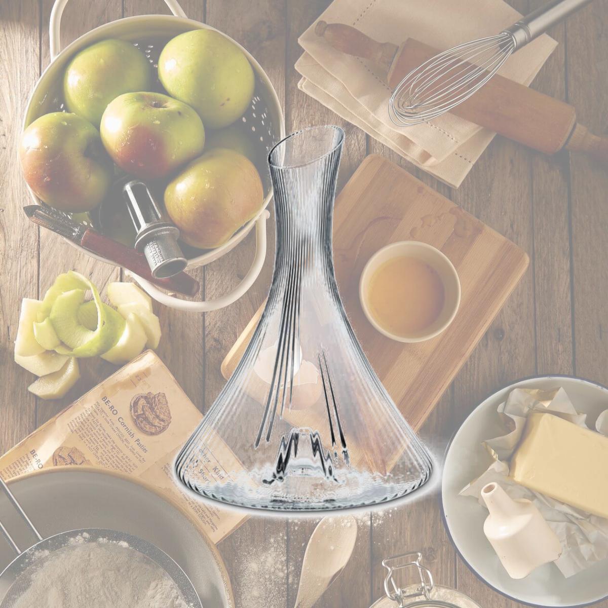 Picture of Abbott Collections AB-27-COURT-CARAFE 11.5 in. Tight Optic Wine Carafe, Optic