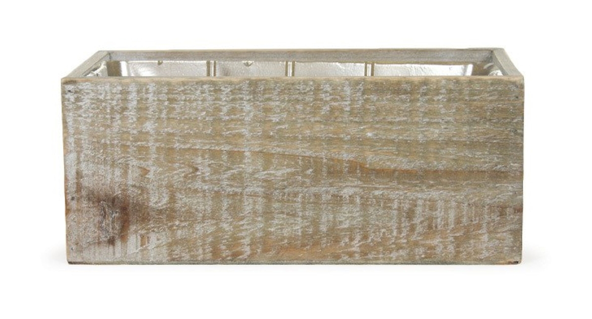 Distressed Brown Rectangular Crate