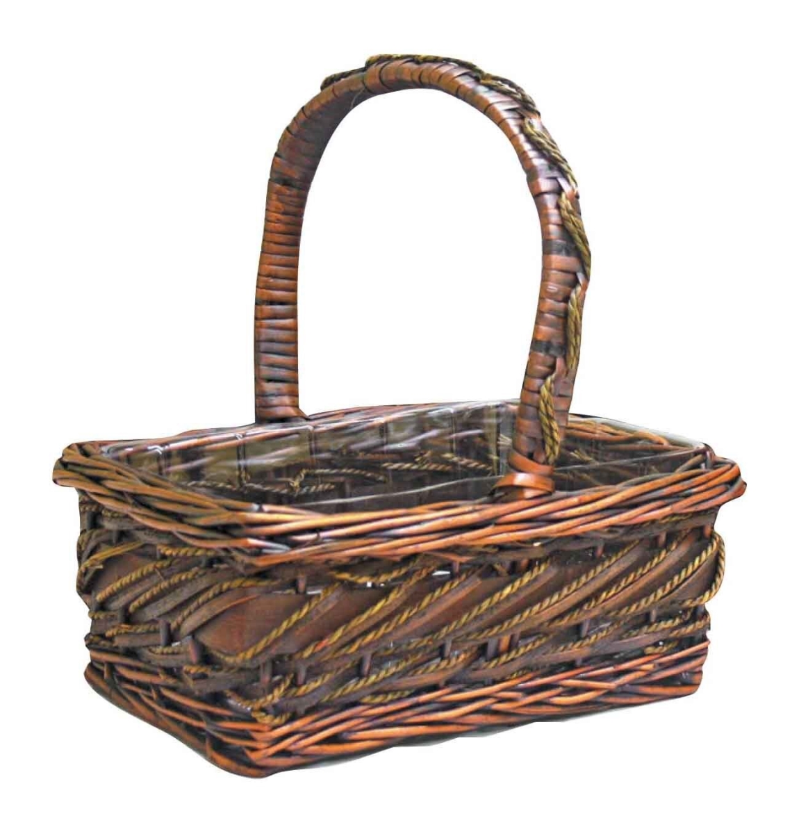 Willow Rectangular Handled Basket