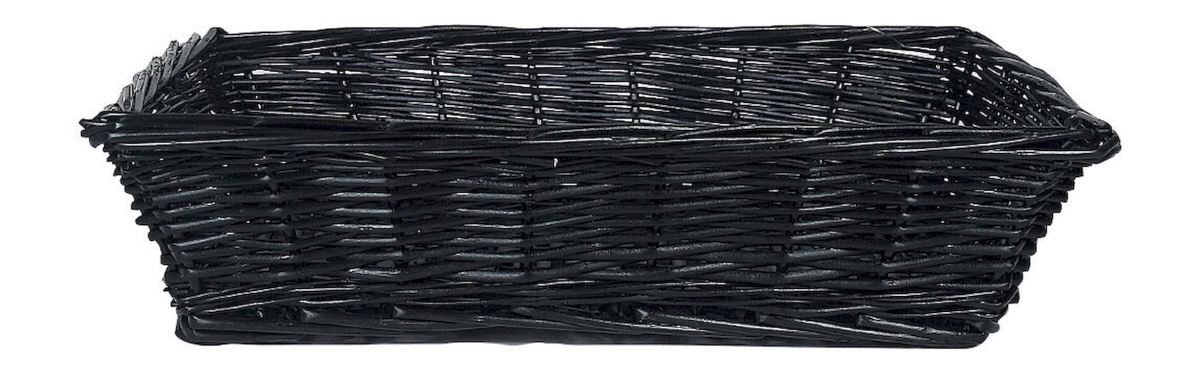 Black Rectangular Basket
