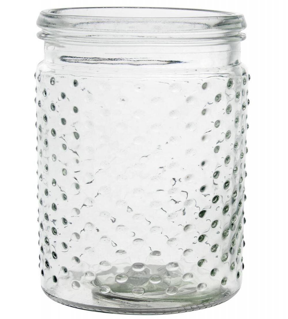 Clear hobnail glass vase sold new by a US online retailer in 2026