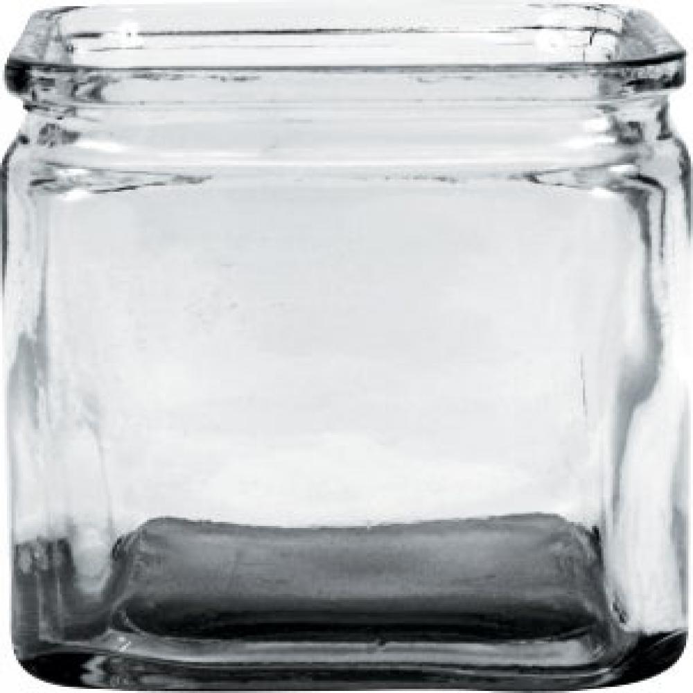 AI-GL412CLR-Q04 4.75 in. Clear Cube Glass Vase - Set of 4