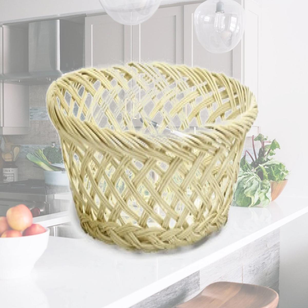 Picture of MDR Trading AI-5053-Q04 Open Weave Willow Basket, Beige - Set of 4