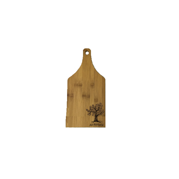 Bamboo Cutting Board With All Natural Engraved - 8 X 0.6 X 16 In.