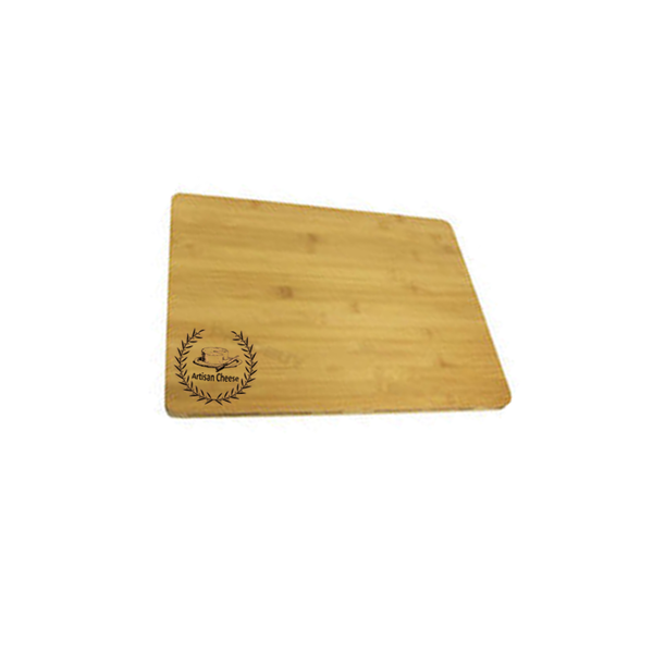 Bamboo Cutting Board With Artisan Cheese Engraved