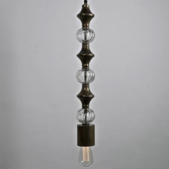 Lcd-008 Industrial Style, 1 Light Pendant Light Fixture - Edison Bulb