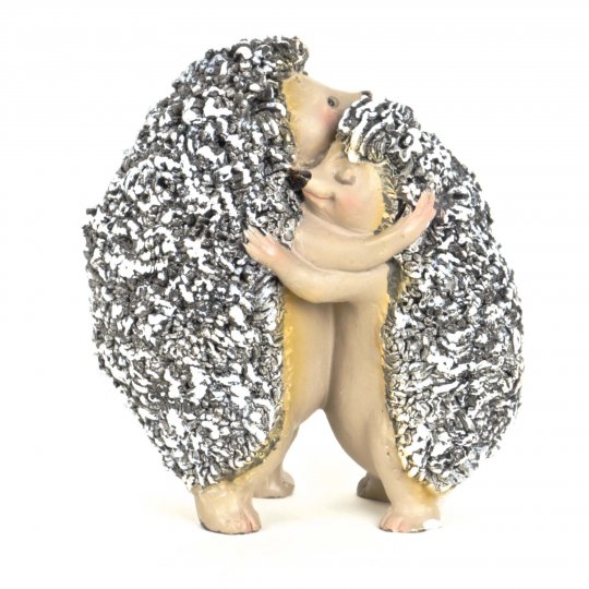 Sc006-hg Hugging Hedgehog Figurine