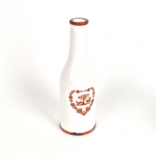 Contemporary Ceramic Candle Holder Bottletea Time Shaped, Deer Collection - Large