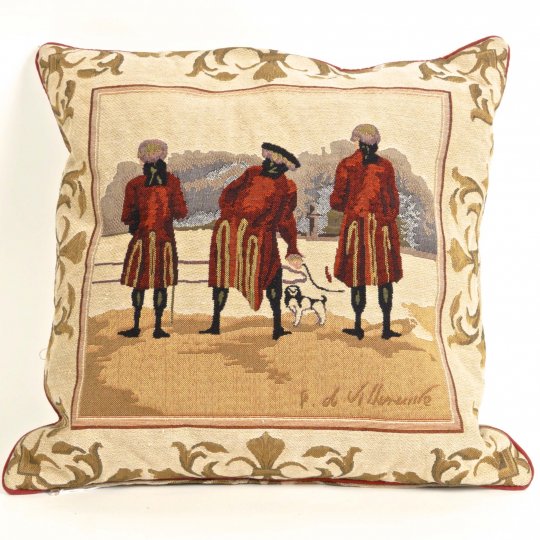 Two Side Pillow Case Tapestry F De Villeneuve - Gentlementea Time