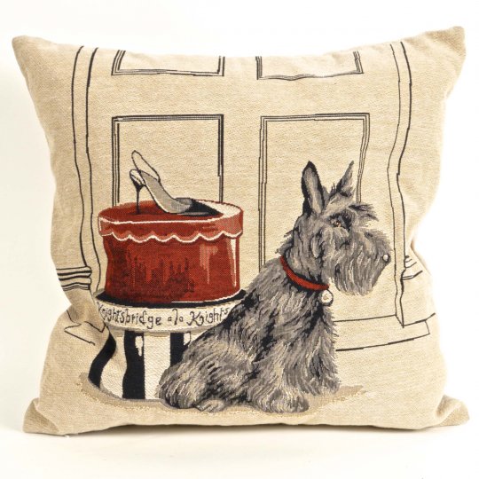 Txpc-020 One Side Pillow Case Tapestry Terriertea Time