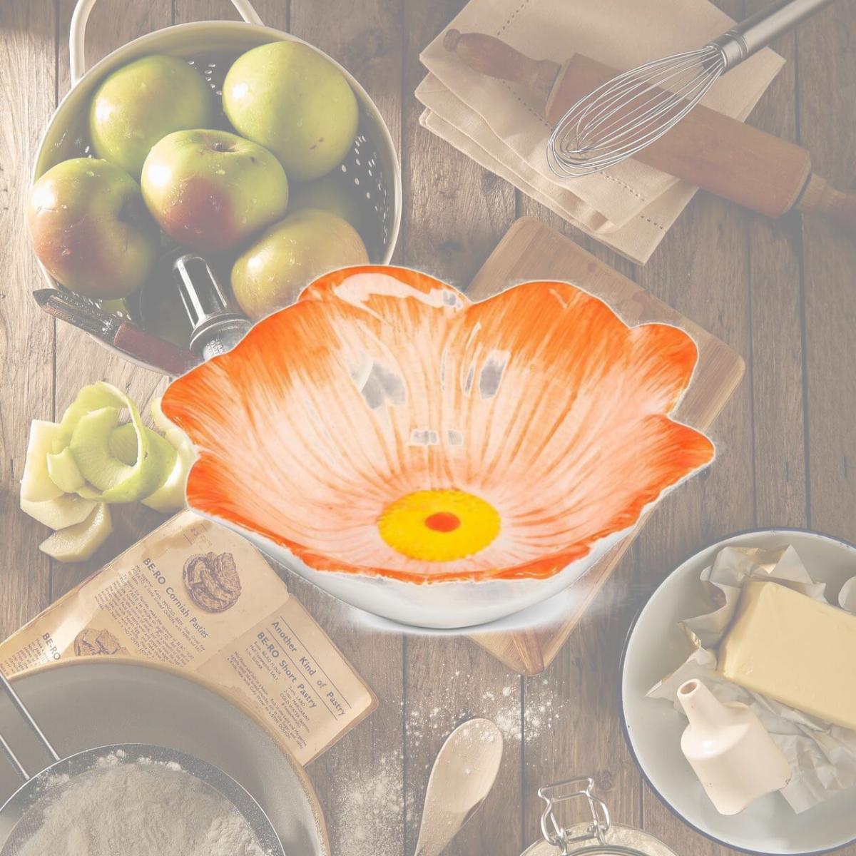 Picture of MDR Trading Inc. AB-27-POSIE-02_Q01 Small Orange Flower Bowl