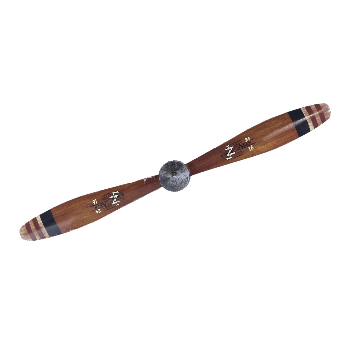 Bm-jq17402l Metal Painted Airplane Propeller Wall Decor - Large