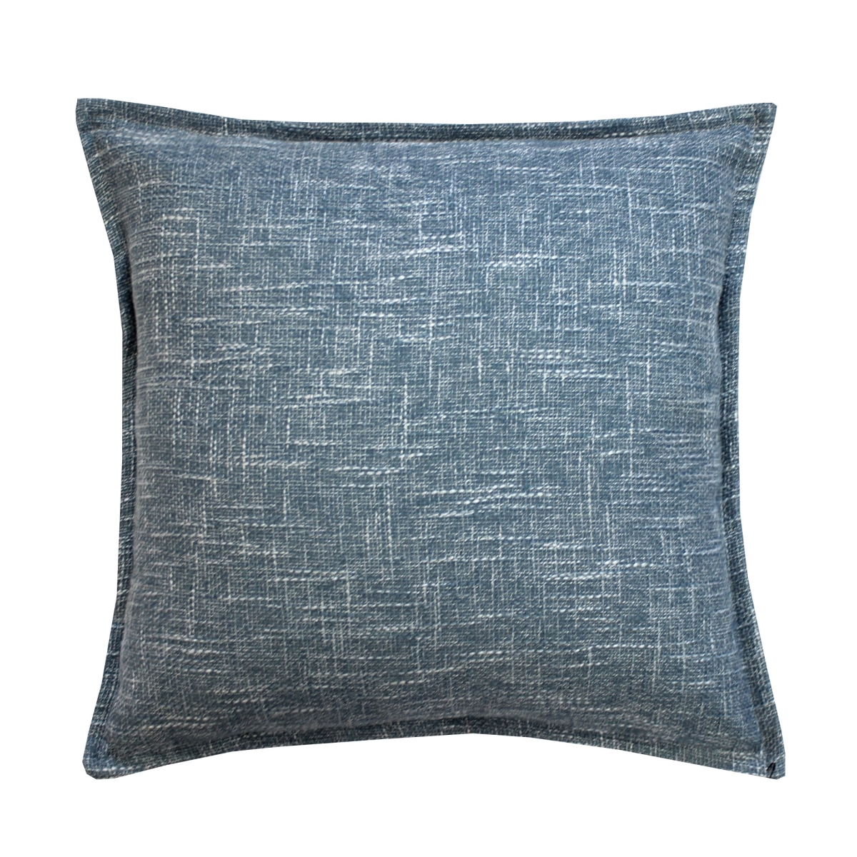 18 X 18 In. Burlap Decorative Cushion, Blue - 100 Percent Polyester