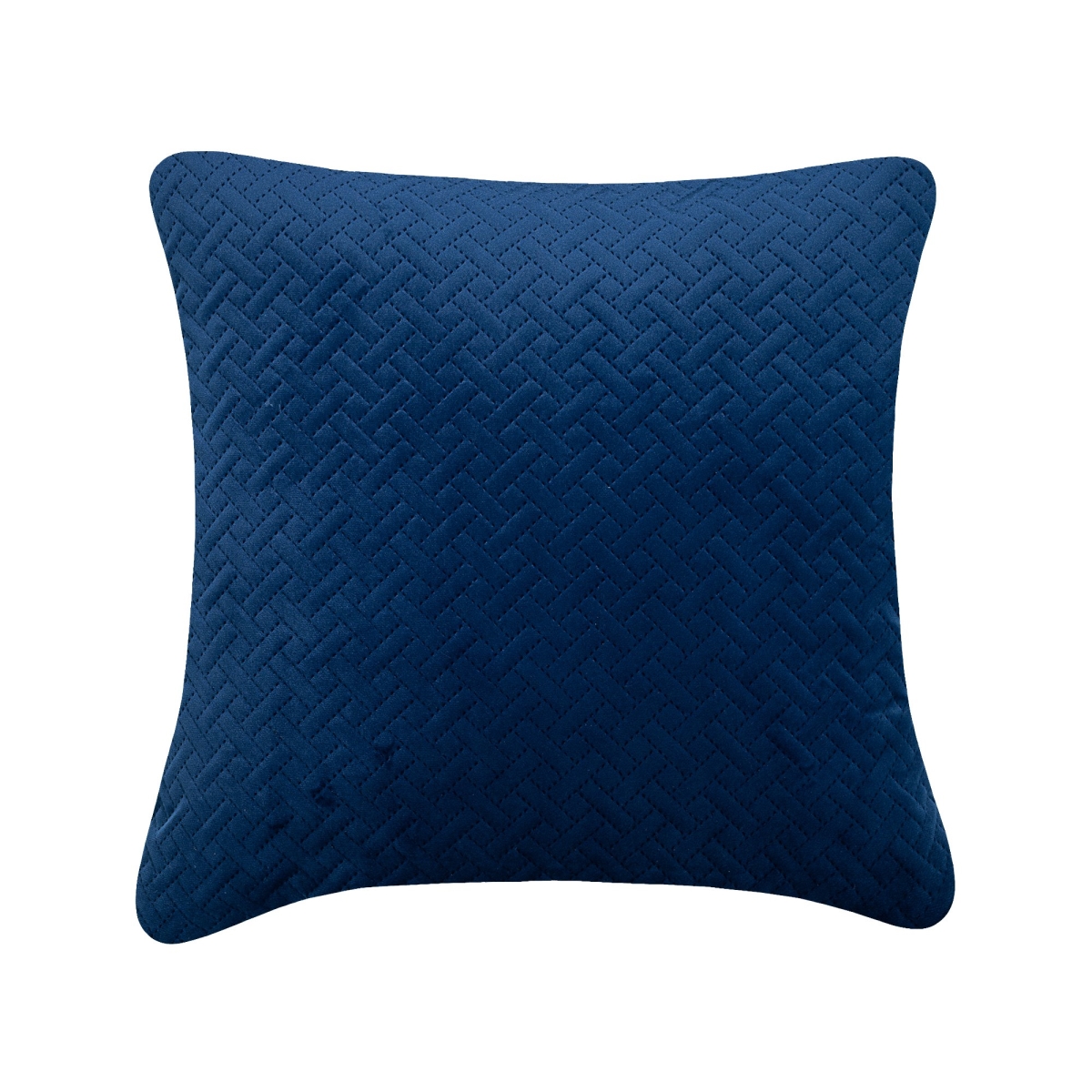 18 X 18 In. Quiltee Decorative Cushion, Navy - 100 Percent Duck Feather