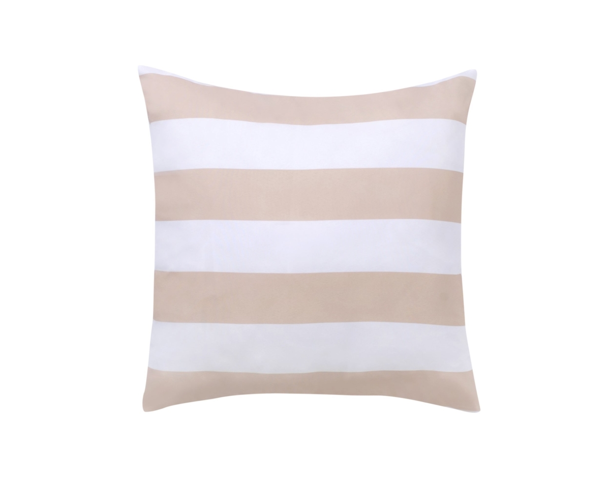 18 X 18 In. Stripe Outdoor Pillow - Linen