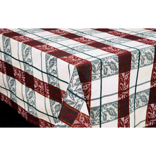 Ag-23202-60x86oval 60 X 86 In. Oval Table Cloth, Noel