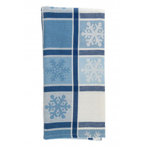 Ag-30202s-4 Tea Towels, Snow Flake - Set Of 4