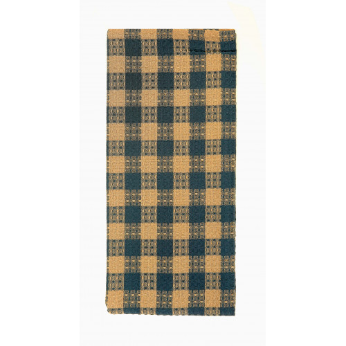 Ag-30250s-4 Tea Towels, Navy Check - Set Of 4
