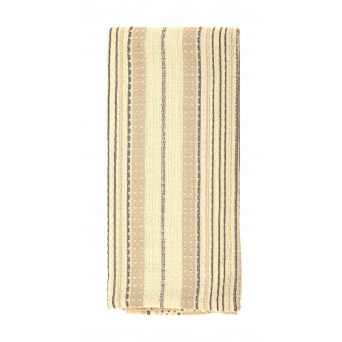 Ag-30270s-4 Tea Towels, Coco Stripe - Set Of 4