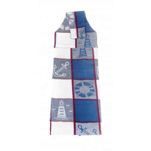 Ag-36232 Hanging & Tie Button Towel, Light House