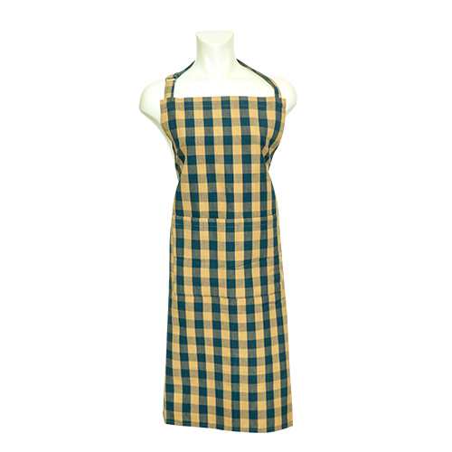 Ag-37252 Kitchen Apron, Green Check