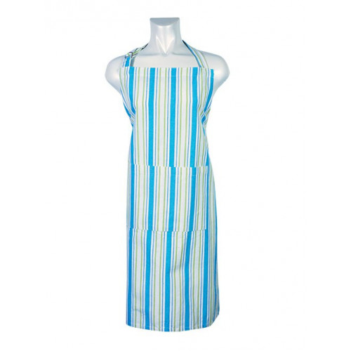 Ag-37630 Kitchen Apron, Stripe Blue