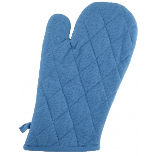 Ag-38315s-2 Oven Mittens, Blue - Set Of 2