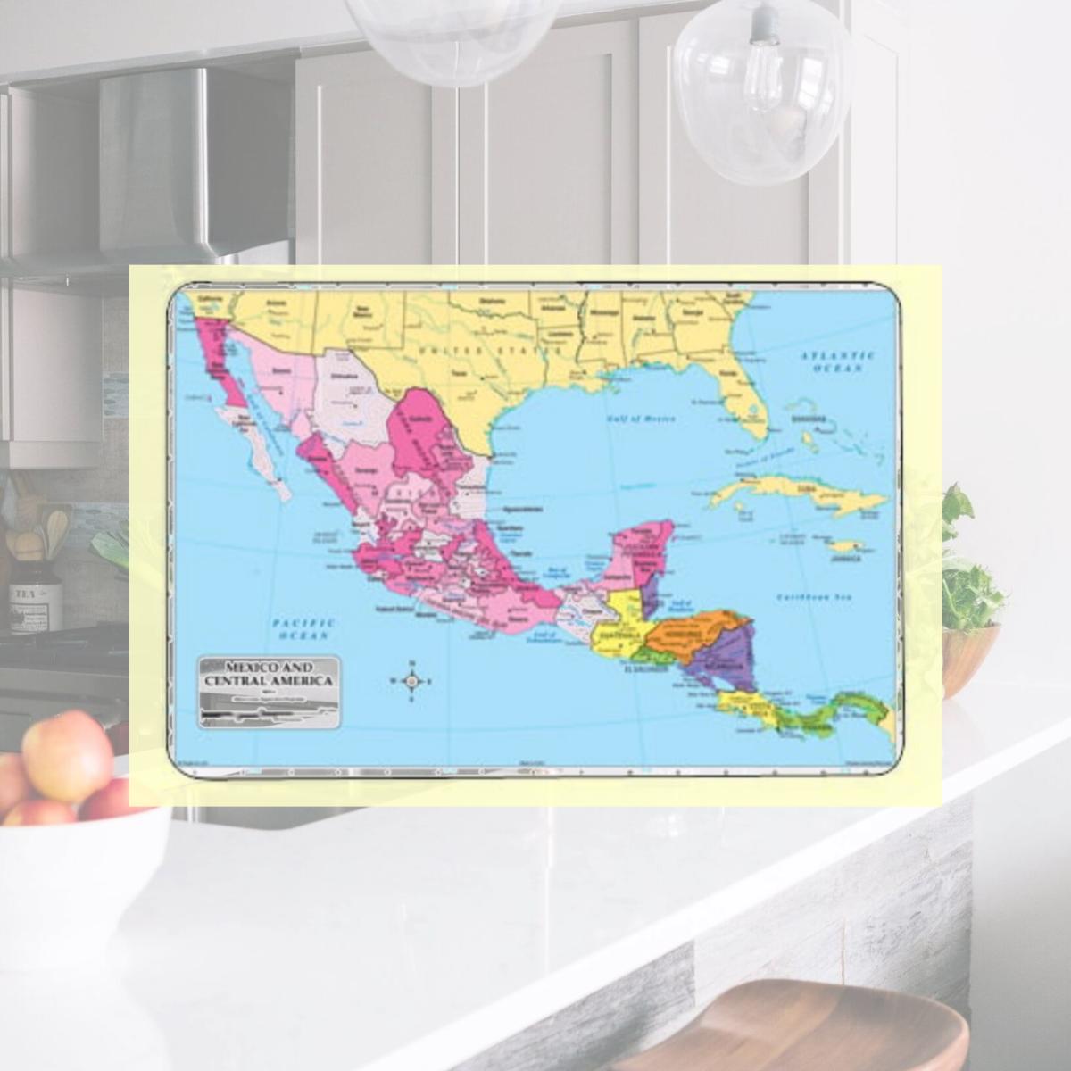 Picture of Painless Learning MEX-1 Mexico Placemat - Pack of 4
