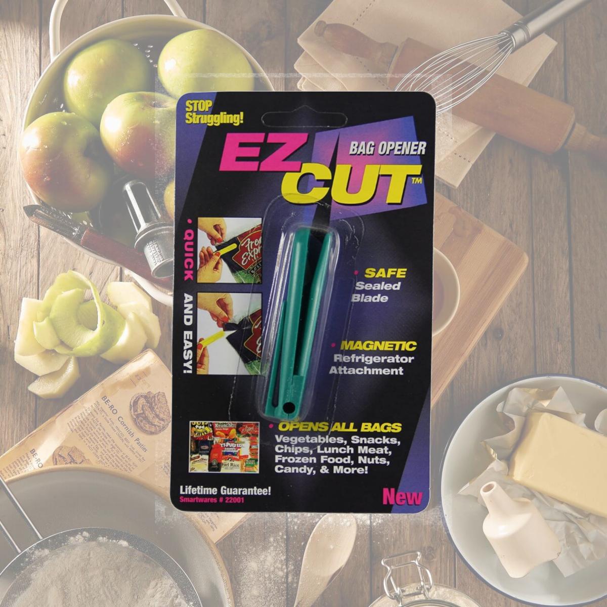 Picture of Maverick Ventures 22001B Ezcut Bag Opener, Blue