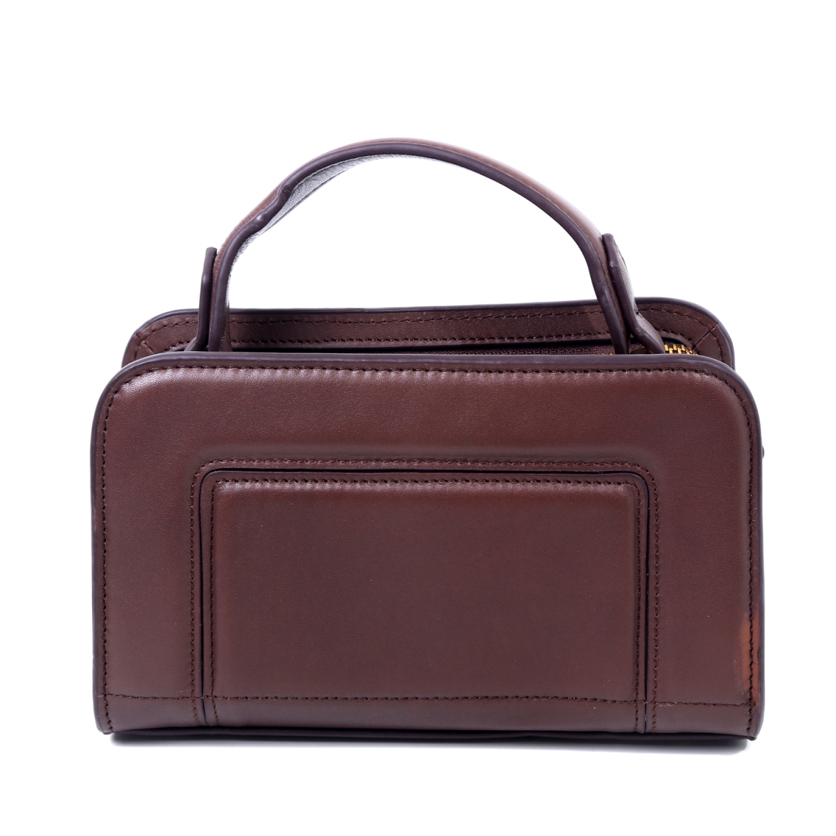 Fe8001-brown Genuine Leather Ashley Satchel - Brown