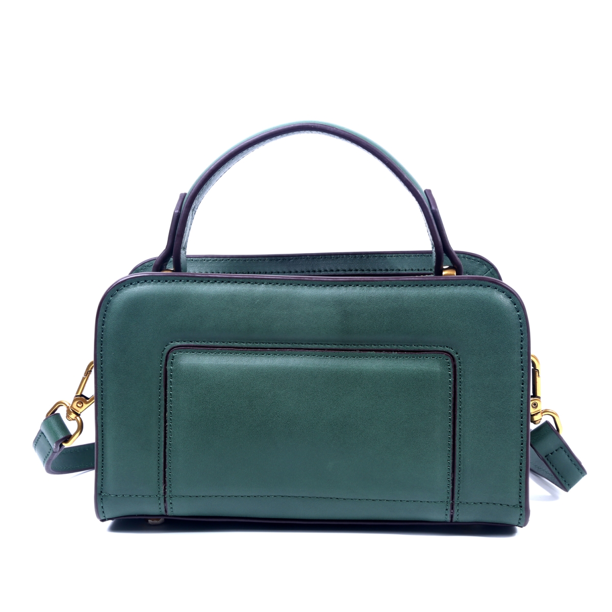 Fe8001-green Genuine Leather Ashley Satchel - Green