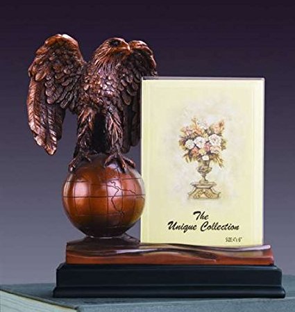 Marian Imports F51157 Eagle On Globe Picture Frame