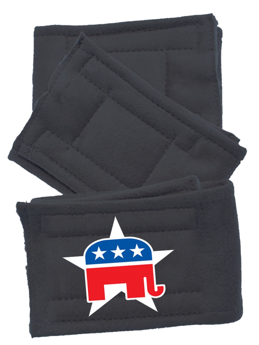 500-140 Gy Rpmd Grey Peter Pads Ultra Plush Republican, Size Medium - Pack Of 3