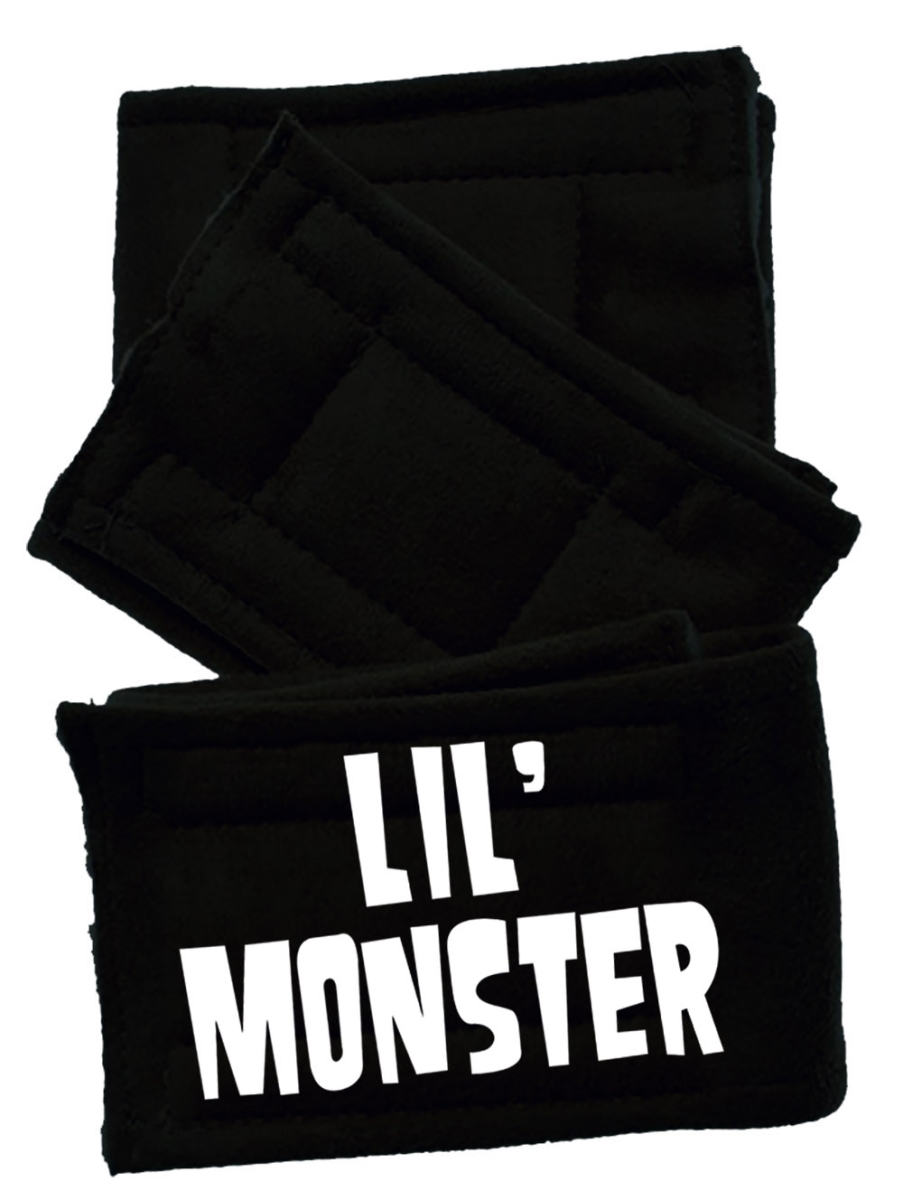 500-140 Bk Lmsm Black Peter Pads Lil Monster, Size Small - Pack Of 3