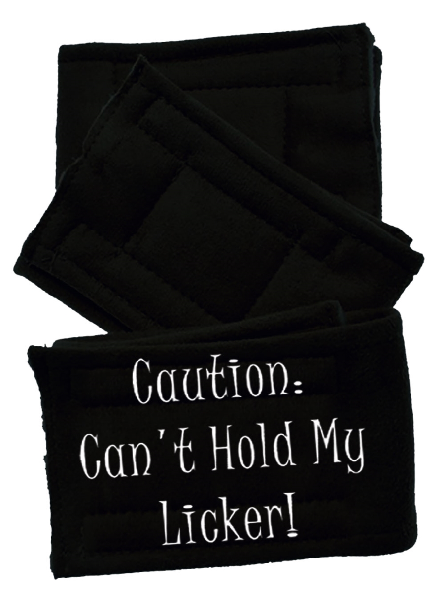 500-140 Bk Clmd Black Peter Pads Cant Hold Licker, Size Medium - Pack Of 3